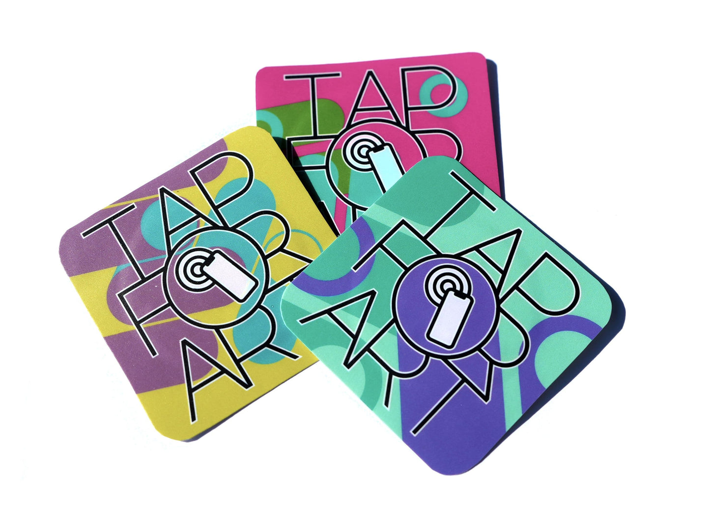 interactive Sticker Pack "tap4art" (3pcs)