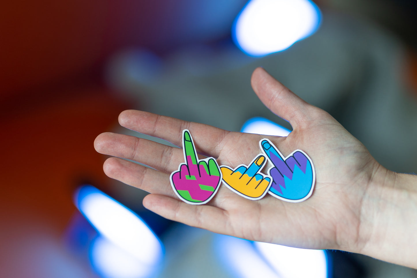 Sticker Pack "Funky Fingers" (10pcs)
