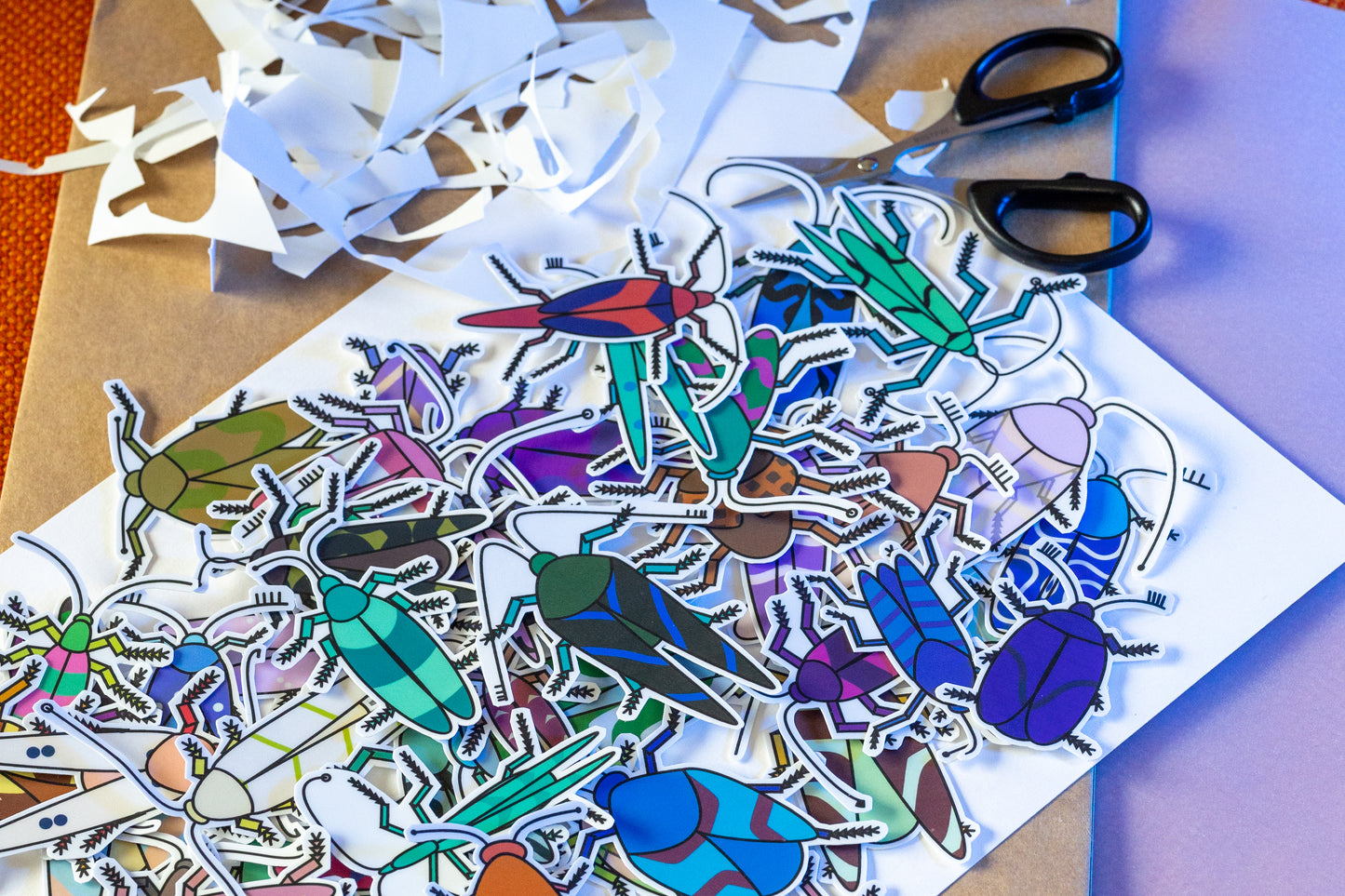 Sticker Pack "Bugs & Beetles" (5pcs)