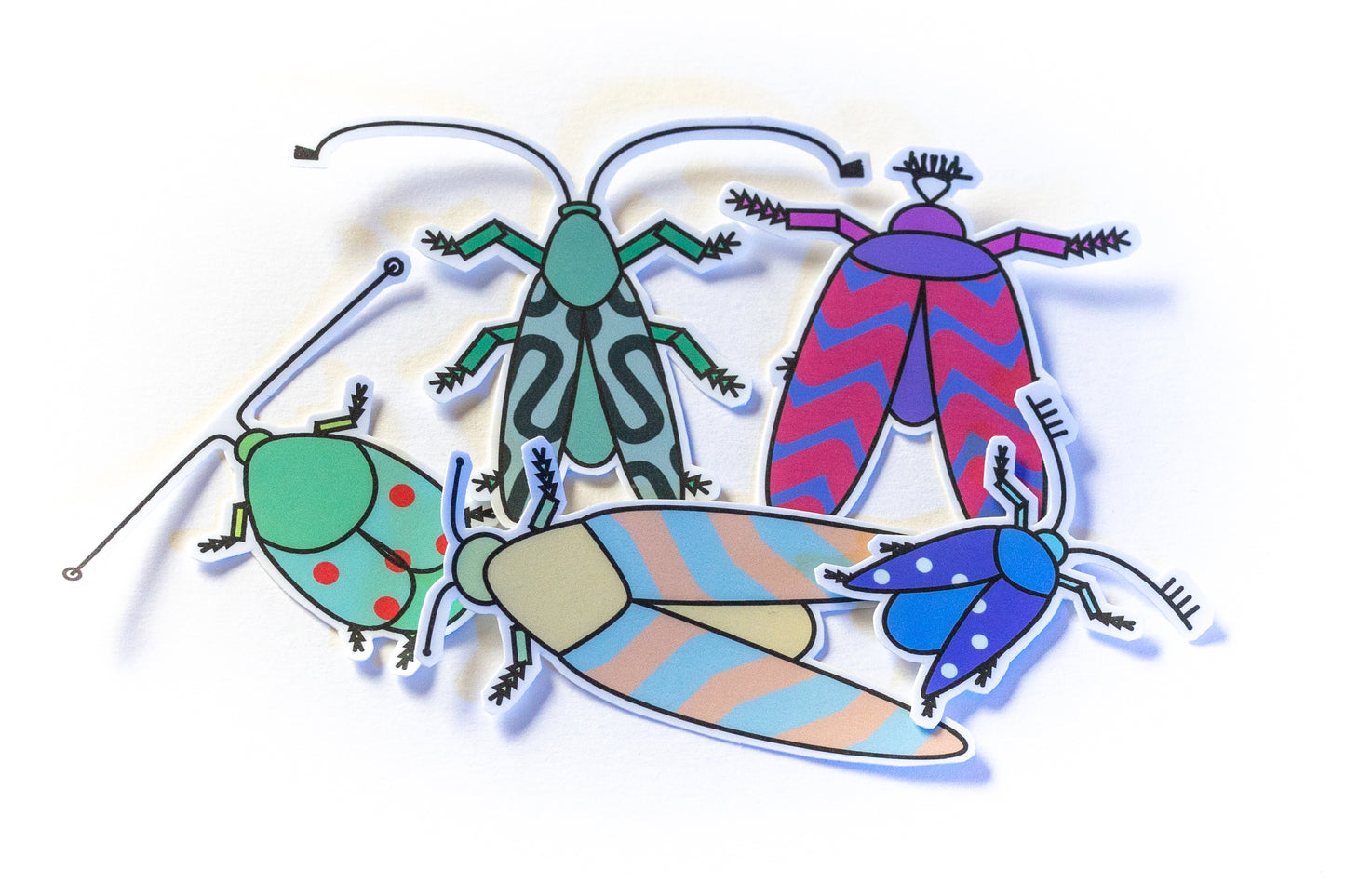 Sticker Pack "Bugs & Beetles" (5pcs)
